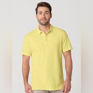 NEW Swet Tailor Mens Yellow All In Polo